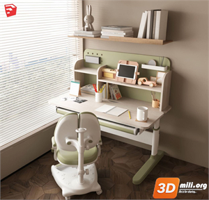 Kid's table and chairs Skp Files 